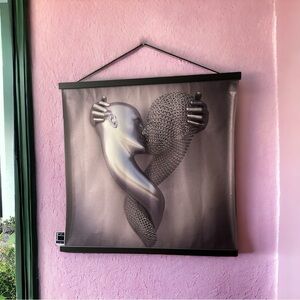 3D Effect Art Kissing Framed Art Prints